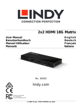 Lindy 2x2 HDMI 18G Matrix Manuale utente