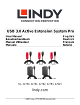 Lindy 8m USB 2.0 Active Extension Pro Manuale utente