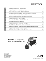 Festool CTL 48 E LE EC/B22 R1 Istruzioni per l'uso
