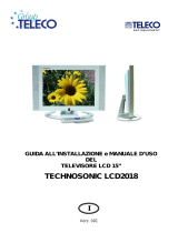 Teleco Monitor 15 Technosonic LCD2018 Manuale utente