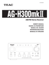 TEAC AG-H300mkII Manuale del proprietario