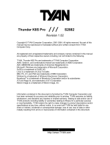 Tyan S2882 Manuale utente