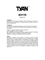 Tyan S3115 Manuale utente