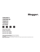 Megger TDR2000/3 Guida Rapida