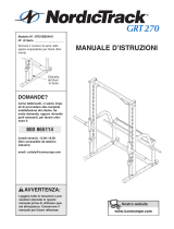 NordicTrack Grt270 Bench Manuale D'istruzioni