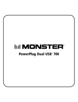 Monster Cable PowerPlug Dual USB 700 Manuale utente