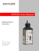 WisyCom MTB40S Manuale utente