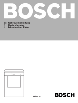 Bosch WTA3500/08 Manuale utente