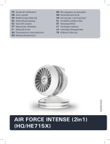 Tefal Ventilateur Air Force Intense 2-en-1 Hq7152f0 Manuale del proprietario