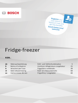 Bosch Réfrigérateur Combiné 60 cm 279l Nofrost Inox - Kgn33nleb Manuale del proprietario