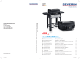 SEVERIN Elektrische BBQ PG8106 SEVO GS Manuale del proprietario