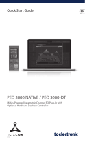 TC Electronic PEQ 3000 NATIVE / PEQ 3000 -DT Guida Rapida