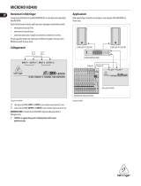 Behringer HD400 Manuale del proprietario