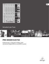 Behringer DJX750 Manuale del proprietario
