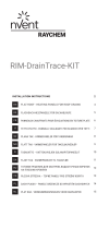 Raychem RIM DrainTrace -paketti Guida d'installazione