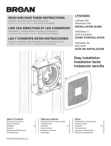 Broan  LP50100DC  Guida d'installazione