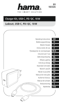 Hama PD/QC USB Type C Black (00183326) Manuale utente