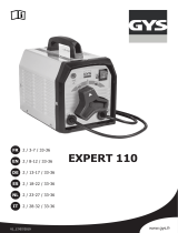 GYS EXPERT 110 Manuale del proprietario
