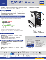 GYS MONOGYS 200-4CS Scheda dati