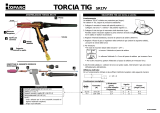 GYS TIG TORCH SR17V - VALVE - 4M - AIR - CONNEC 10/25 Manuale del proprietario