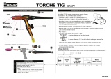 GYS TIG TORCH SR17V - VALVE - 4M - AIR - CONNEC 10/25 Manuale del proprietario
