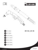 GYS TORCH PLASMA MANUAL MT-70 - 12m Manuale del proprietario