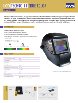 GYS LCD TECHNO 11 TRUE COLOR HELMET Scheda dati