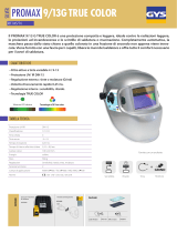 GYS LCD PROMAX 9-13 G SILVER HELMET Scheda dati