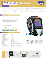 GYS LCD ZEUS 5-9/9-13 G FIRE TRUE COLOR Scheda dati