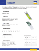 GYS TIG FILLER RODS (x60) - STAINLESS STEEL (308L) Ø1.6 - 330mm (BLISTER) Scheda dati