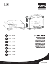GYS GYSFLASH 101.12 CNT (5M CABLES) Manuale del proprietario