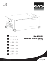 GYS BATIUM 25-24X Manuale del proprietario