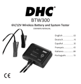 DHC BATTERY TESTER BLUETOOTH BTW 300 DHC - START/STOP Manuale del proprietario
