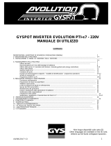 GYS GYSPOT INVERTER EVOLUTION PTI-s7 - 220V (4M) Manuale del proprietario