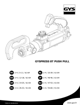 GYS RIVETING MACHINE GYSPRESS 8T PUSH-PULL Manuale del proprietario