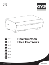 GYS POWERDUCTION 110LG/160LG HEAT CONTROLER Manuale del proprietario