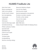 Mode d'Emploi pdf Huawei  FreeBuds Lite Manuale del proprietario