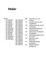 Haier HF-220WAA Manuale del proprietario