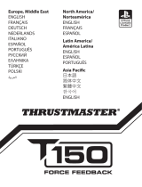 Thrustmaster T150 RS Volant Racing Retour de Force Manuale utente