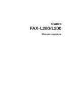 Canon FAX L200 Guida utente