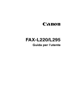 Canon FAX-L295 Guida utente