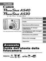 Canon PowerShot A540 Manuale utente