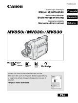 Canon MV830 Manuale utente