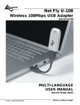 Atlantis Wireless 108Mbps USB Adapter Net Fly U-108 Manuale utente