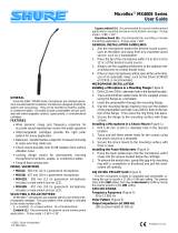 Shure Microflex MX400S Manuale utente