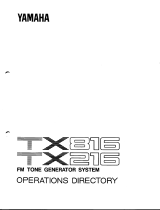 Yamaha TX-816 Manuale utente