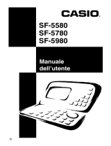 Casio SF-5580 Manuale del proprietario