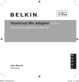 Belkin ADAPTATEUR UNIVERSEL POUR MICROPHONE #F8E478EA Manuale del proprietario