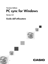 Casio PV-750 Plus PC sync per Windows Versione 3.0