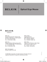 Belkin SOURIS OPTIQUE ERGO #F8E857EA Manuale utente
